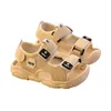 2022 Yaz Çocuk Ayakkabıları Erkek Yumuşak Tabanlar Plaj Ayakkabısı Erkek Bebek Baotou Anti-tekme çocuk Sandalet Princepard Yaz Sandalet G220523