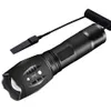 Nieuw waterdicht voor jachtlantaarn Bright XP-G V6 Tactische LED Flashlight Bike Light 5 Mode Zoombare Torch 18650 Batterij 3000 lumen