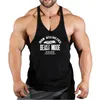 Tampo masculino Tops Roupas de ginástica para homens Vestes Camisa de fitness Camisa de fitness Stringer Men's Muscular Musc Manguless Sweatshirt Top Top