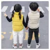 Waistcoat Autumn Children Warm Thicken Vest Baby Cotton Kids Outerwear Coat Clothing Boys Girls Brand Jackets 220826