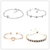 Moda Sterling Silver 925 Bracelets de cores Luxo Mulheres Corrente Ajuste Corrente Crown Star Stars Original Fit Pandora charme Bangle Ladies Jewelry Classic Presente com caixa