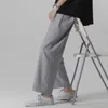 GlacialWhale – pantalon de jogging léger à jambes larges pour hommes, Streetwear japonais, sensation de froid, confortable pour la maison, 220705