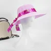 Breite Krempeln Hüte Sommer Frauen Stroh Sonnenhut mit Blumendruckband Bowknot Mode Girls Foldable Strandschutz Hutswide
