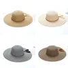 Fashion Summer Straw Hat Crushable Straw Panama Style Fringed Beach Vacation Sun Hat Leisure Travel UV Protection Big Brim Hat