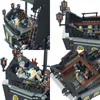 Blocchi in stock Black Pearl Ship Queen Annes Revenge Pirates Caraibi Bricks Boat Building Building Buildings Toys T230103