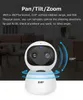 HD 10x zoom 2 * 1080p inteligente home wifi câmera IP de câmera de segurança de segurança de segurança PTZ CCTV 360 monitor de vídeo para bebê / babá / pet cam