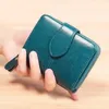 Genuine cow leather RFID protected women designer wallets lady multi-function fashion casual zero purses female popular clutchs no111