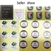 100pcs DIY Round Square stickers custom label wedding party Personality adhesive your design 220607
