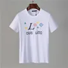 2022 Coton ShortSleeved Letter T-shirts for Men Graphic Funny Short Shirt Designer Tshirts imprimé Couple court Modèles8007201