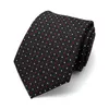 Bow Ties Brand Desiger 7 cm 격자 무늬 고급 넥타이 남성용 고품질 패션 공식 비즈니스 넥타이 남성 선물 상자 치열한 22