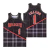 High School Wildcats 0 RipCity Taz Basketbal Jersey Red Fade Rip City 1 Damian Lillard Uniform Red Black Color All Steitched Ademende Ademend voor sportfans Topkwaliteit