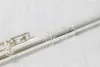 Hot Pearl PF-525 E Мельхиоровая флейта C Tune 16 клавиш Флейта с закрытыми отверстиями с E-ключом Высококачественный посеребренный музыкальный инструмент