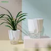 Zelf water gevende plant pot kraflo tuin automatisch water zelfverbindende planter klein de luie gieter- plastic bloempot