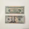2022 Nuovo banconota di denaro falso 5 20 50 100 200 dollari US Euro Puntelli di giocattoli realistici Copia di valuta Film Money Fauxbilllets273M5DNDKCK8