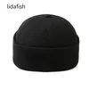 Lidafish Winter Tide Protezione per le orecchie Berretto da baseball Outdoor Addensare Caldo Uomo Papà Cappello lavorato a maglia Snapback