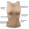 Kvinnor Body Shaper Plus Size Bh Cami Tank Top Slimming Vest Corset Shapewear Slim Up Lift Lingerie Set Belts For Women Sports 220506