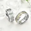 Anneaux de mariage Mode Creative Lumineux Couronne Bague Couleur Or Foncé Bijoux En Acier Inoxydable Souvenir Touristique Hommes Et Femmes JewelWedding Rita2