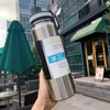 Izolowana Sport Thermos Butelka duża pojemność stali nierdzewnej butelka z wodą Kubek podróżny podwójna ściana próżniowa Kubek termiczny FY5367 0808