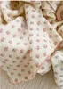 Couvertures emmailloter été bébé couverture né thermique doux hiver Floral ensemble de literie coton couette infantile Swaddle WrapBlankets