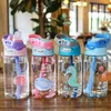 Дети Sippy Cup Cup Creative мультфильм кружки детские кормления с соломинкой герметичные бутылки с водой наружные портативные детские чашки