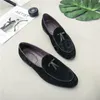 Marron Formelle Hommes Mocassins Chaussures De Luxe Mocassin Parti Chaussures pour Hommes Noir Daim Chaussures Sapato Masculino De Luxo Zapatos