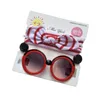 Akcesoria do włosów 2 szt./Zestaw kreskówki anty-UV Krewne łuk drukowanie opaski na głowę Dzieci okularowe okulary przeciwsłoneczne Zestaw Kit Kids Po rekwizytów