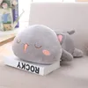 Factory Direct Sales Large Super Soft Cute Cat Action Figure Doll Cuddly Cat Pillow Sofa Home Lovely Animal Pillow Plush Toy