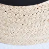 Zomerhoed voor vrouwen strand raffia stro zon hoed Panama fedora cap brede riembescherming vrouw