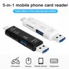 Стили Hubs OTG Reader USB 3.0/Micro SD/TF CARD/TYPE C MINI DIRE-DIRE FREAND Multifunt Adapter Hubusb