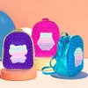 Pop bolso de hombro bolso Fidget juguetes ansiedad suministros escolares mochila bolsas de silicona cumpleaños Fidgets regalos para niños