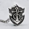 Sea King Anker Anhänger Silber Halskette Sportler Furchtloser Anker Armee Marke Liebe Liegeplatz Hafen Anhänger Halsketten