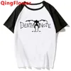 Japanese Anime Death Note T Shirt Men Kawaii Cartoon Tshirt Bleach Ichigo Graphic Tees Misa Manga Summer Tops Unisex Tee Male 220521