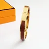 Hoge kwaliteit luxe designer design stalen armbanden Klassieke sieraden voor mannen en vrouwen