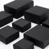 Gift Wrap 10pcs / Black Packaging Carton Festival Party Box Soap Ondersteunt aangepaste maat en logogift