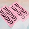 Eye Lashes DD Crul Ciglia lunghe naturali Riccioli russi Fluffy Faux Mink Kit di estensione ciglia Strumenti per il trucco Fornitori all'ingrosso