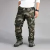 Pantalones Cargo de camuflaje 8XL Joggers militares pantalones de hombre Hip Hop ejército Camo Spodnie Meskie hombre algodón