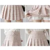 QRWR Summer Women Skirts Korean High Waist Plaid Mini School Girls Sexy Cute Pleated with Zipper 220317