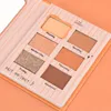 Matt Pearlescent Loose Powder Diary Eyeshadow Palette Orange Box 1PC