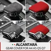 Auto Leder Innen Schalthebel Abdeckung Schutz Zierleisten Auto Aufkleber Für Audi a4l a5 a6 a7 q5l q7 2019 Modifikation Accessories270A