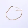 Pendanthalsband Trendiga 18K Guldplätering 316L Rostfritt stål Chunky Chain Choker Halsband för kvinnor Hip Hop Jewelrypendant