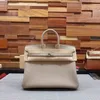 Platinum Bag Handbag Designer Hand Hold Litchi Grain Togo Leather Home 30 Real Cowhide Mini25 Inch Small Mini