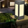 태양열 램프 가벼운 방수 유럽 정원 빌라 안뜰 커피 라이트 야외 벽문 기둥 램프