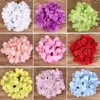 50pcs / lots 16cm Simulation Grand Hortensia Tête De Fleur Fleurs De Soie Décoration De Mariage Coiffe DIY fFleur Mur Accessoires 220406