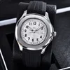 2023Dropshipping Watch 40mm Mens Automatic Watches 2813 Rörelse Gummi Rem guldskal vattentät lysande safirvak