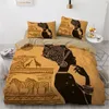 3D HD -Druck Bettwäscheset CustomKingeuropeusaduvet Cover Set QueenKingquiltBlanket Cover Set Bettwäsche Antike Ägypten Duvet Cover 220616