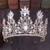 Kopfbedeckungen Prinzessin Crown Kopfschmuck Braut Hochzeit Rasshaut Kristall Haar Ornament Hochzeit Stirnbandzubehör