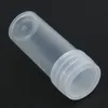 PE 5ml Clear Plastic Sample Bottle Volume Empty Cream Jar Cosmetic 5g Liquid Solid Oil Containers Small Storage Contain Bottle with Cover kitchen accessories