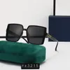 Designer Sunglasses Brand Design UV400 Eyewear Metal PU Frame Sun Glasses Men Women Mirror Sunglasses Polaroid Glass Lens With Box309G