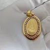 Naszyjniki wisiorek moda vintage cyrkon Virgin Mary Religijne Amulet Naszyjnik dla mężczyzn i kobiet
