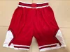 Basketball Shorts Red White Black Vintage Breathable Pants Sweatpants Classic Shorts City Stitched fashion